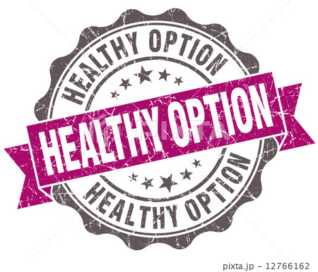 Healthy option violet grunge retro vintage isolated seal Healthy option violet grunge retro vintage isolated seal 12766162
