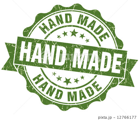 hand made grunge green stamp hand made grunge green stamp 12766177