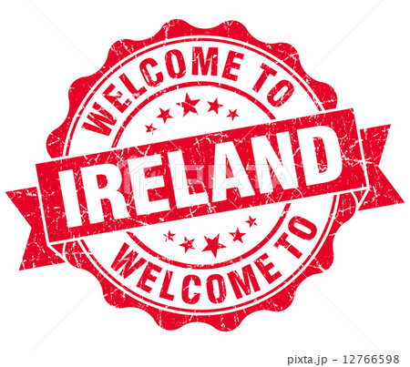 Welcome to Ireland red grungy vintage isolated seal Welcome to Ireland red grungy vintage isolated seal 12766598