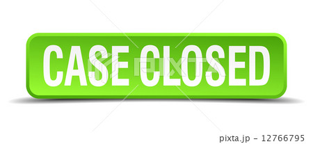 case closed green 3d realistic square isolated button case closed green 3d realistic square isolated button 12766795