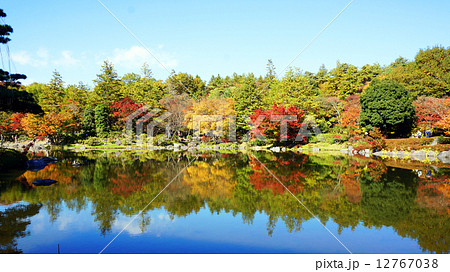 国営昭和記念公園 日本庭園の紅葉 国営昭和記念公園 日本庭園の紅葉 12767038