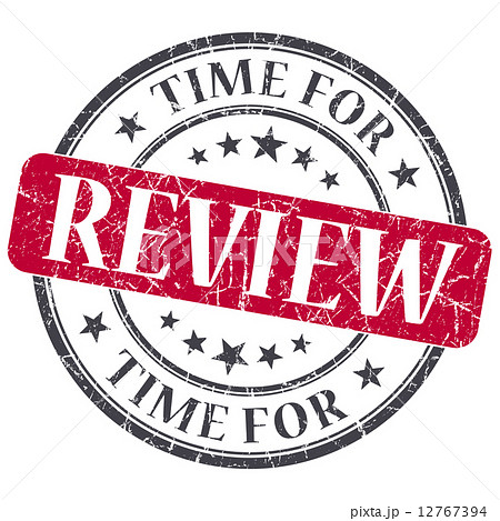 Time for review red grunge textured vintage isolated stamp Time for review red grunge textured vintage isolated stamp 12767394