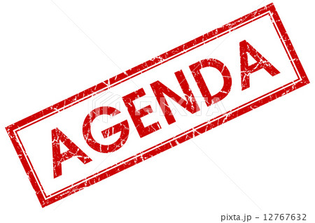Agenda red square grungy stamp isolated on white background Agenda red square grungy stamp isolated on white background 12767632