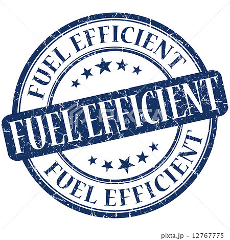 Fuel efficient grunge blue round stamp Fuel efficient grunge blue round stamp 12767775