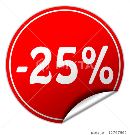 discount round red sticker on white background discount round red sticker on white background 12767962