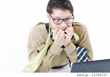 Shocked business man 12768137