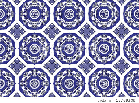 Ethnic pattern. Abstract kaleidoscope  fabric design. Ethnic pattern. Abstract kaleidoscope  fabric design. 12769309