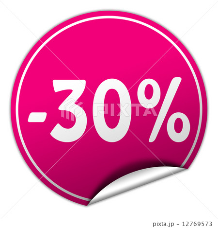 discount round pink sticker on white background discount round pink sticker on white background 12769573