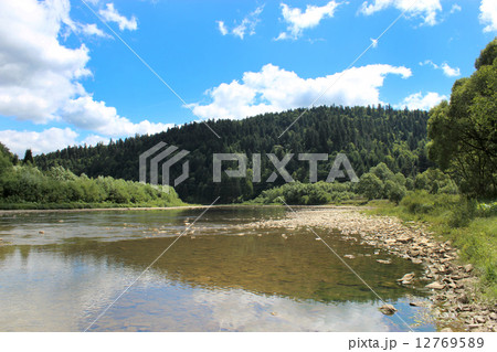 speed mountainous river in Carpathian mountains speed mountainous river in Carpathian mountains 12769589