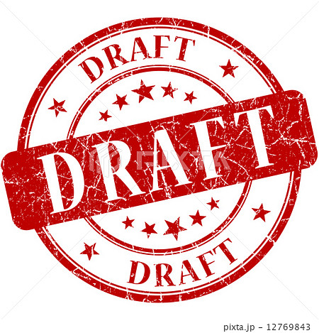 draft stamp draft stamp 12769843