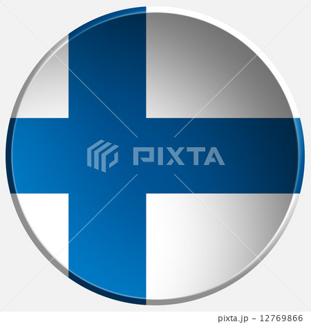 finland 3d round button 12769866
