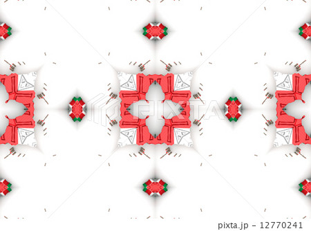 Ethnic pattern. Abstract kaleidoscope  fabric design. 12770241