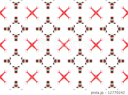 Ethnic pattern. Abstract kaleidoscope  fabric design. 12770242