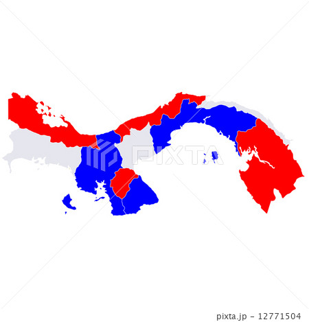 パナマ　地図　国 12771504