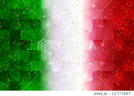 イタリア 国旗 国のイラスト素材
