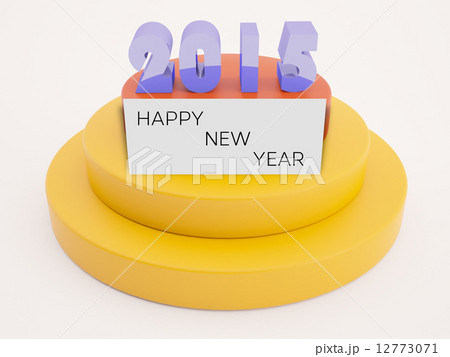 2015 text with happy new year on card 2015 text with happy new year on card 12773071