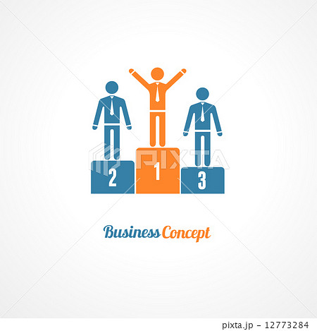 Business Winners Podium Symbol Vector Illustration 12773284