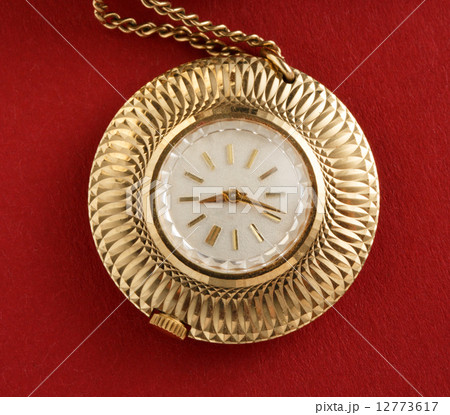 Pocket golden watch with chain Pocket golden watch with chain 12773617