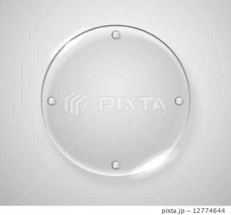 Circle advertising glass board. Place your text Circle advertising glass board. Place your text 12774644