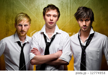Three handsome guys 12774958