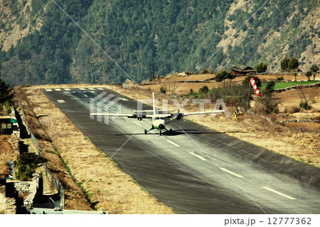 Airport in Lukla Airport in Lukla 12777362