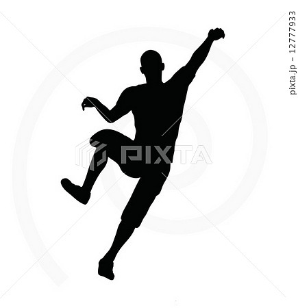 illustration of senior climber man 12777933