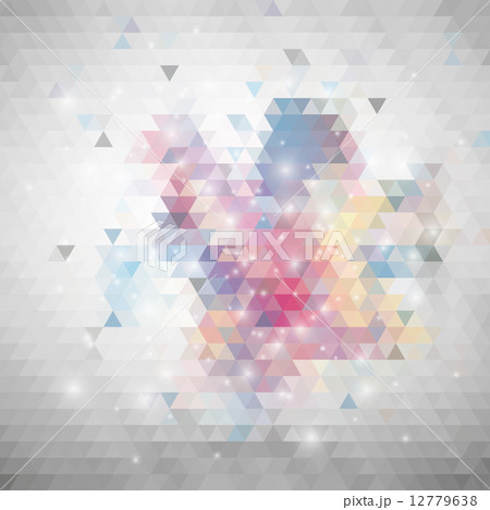 Gray geometric background, abstract triangle pattern vector Gray geometric background, abstract triangle pattern vector 12779638