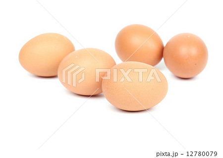 egg on a white background 12780079