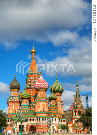 St. Basil's Cathedral in Moscow at the Red Square 12788112