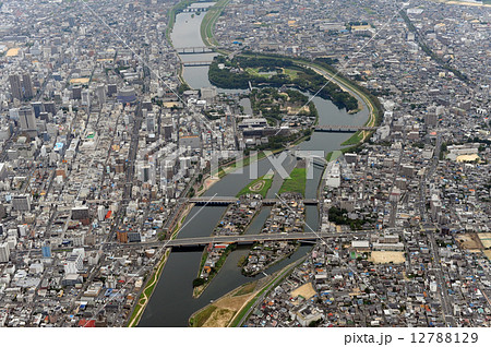 岡山後楽園を空撮 岡山後楽園を空撮 12788129