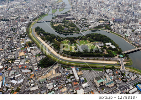 岡山後楽園を空撮 岡山後楽園を空撮 12788187