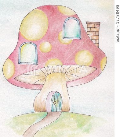 きのこの家のイラスト素材 [12788498] - PIXTA