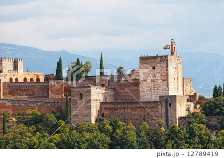 view of Spain's main tourist attraction 12789419
