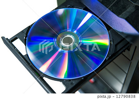 Disc insterted to DVD or CD player Disc insterted to DVD or CD player 12790838