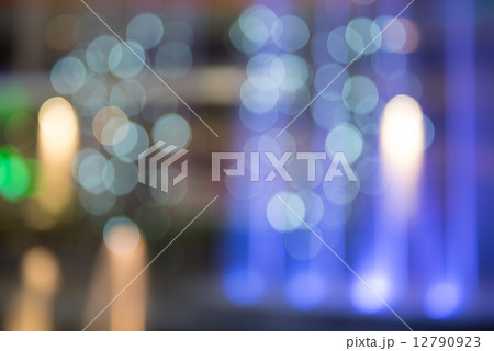 Abstract circular bokeh background of night light 12790923