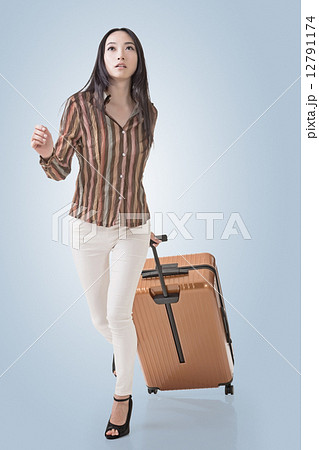 traveling Asian woman traveling Asian woman 12791174