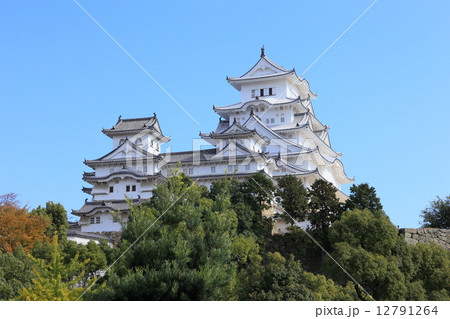 化粧櫓から見た姫路城 12791264