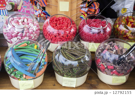 Assortment of colorful candies 12792155