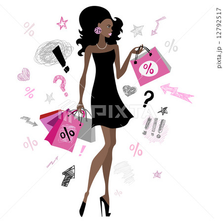 Shopping girl Shopping girl 12792517