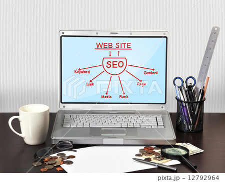 seo scheme on screen 12792964