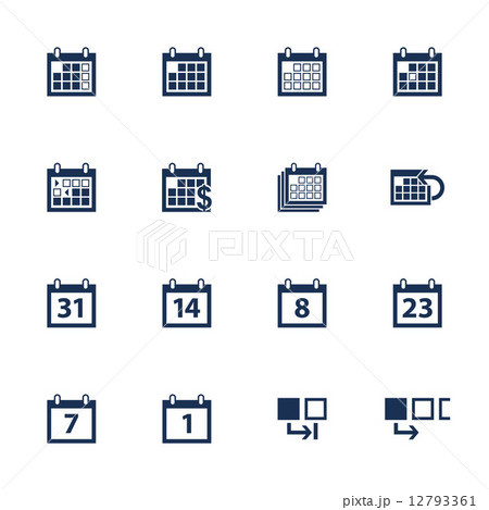 Calendar icons Calendar icons 12793361