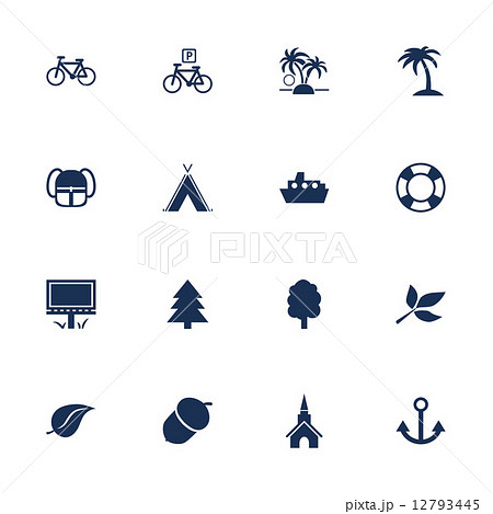 Tourism and leisure icons 12793445