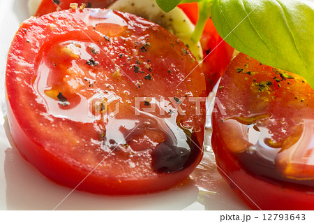 Caprese salad tomato mozzarella with basil Caprese salad tomato mozzarella with basil 12793643