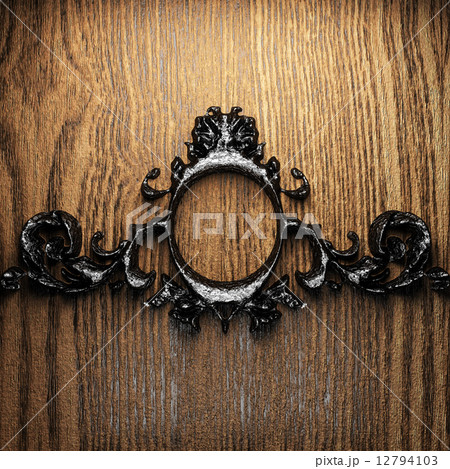 vintage iron frame vintage iron frame 12794103