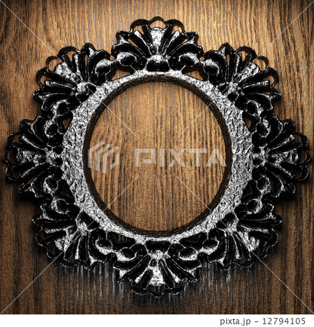 vintage iron frame vintage iron frame 12794105