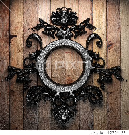 vintage iron frame vintage iron frame 12794123