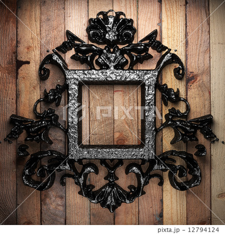 vintage iron frame vintage iron frame 12794124