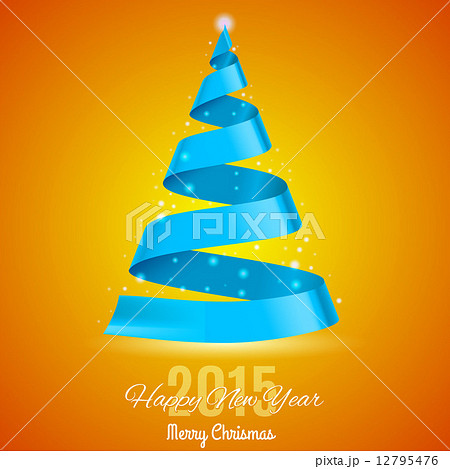 Ribbon Christmas tree. 12795476