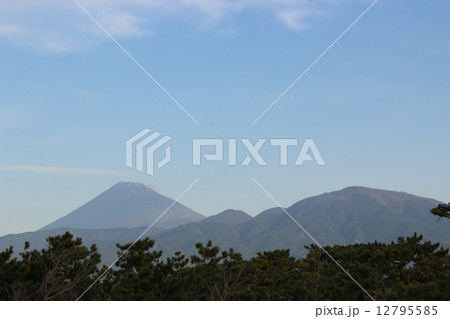 愛鷹山と富士山 愛鷹山と富士山 12795585