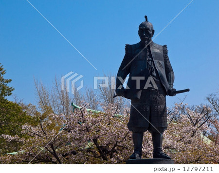 豊臣秀吉の銅像 12797211